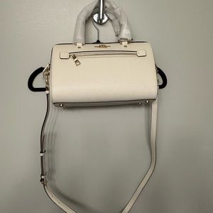 Brand New Cream Leather Coach Bag